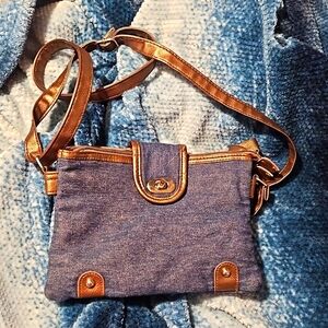 Gold Coast Blue Jean Crossbody Bag